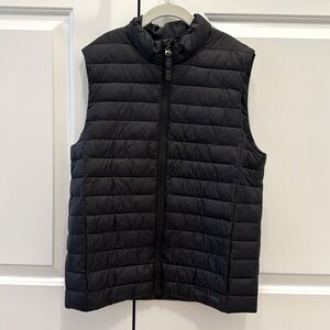 Lands’ End Kids Insulated Down Vest | Large 10-12 | Black